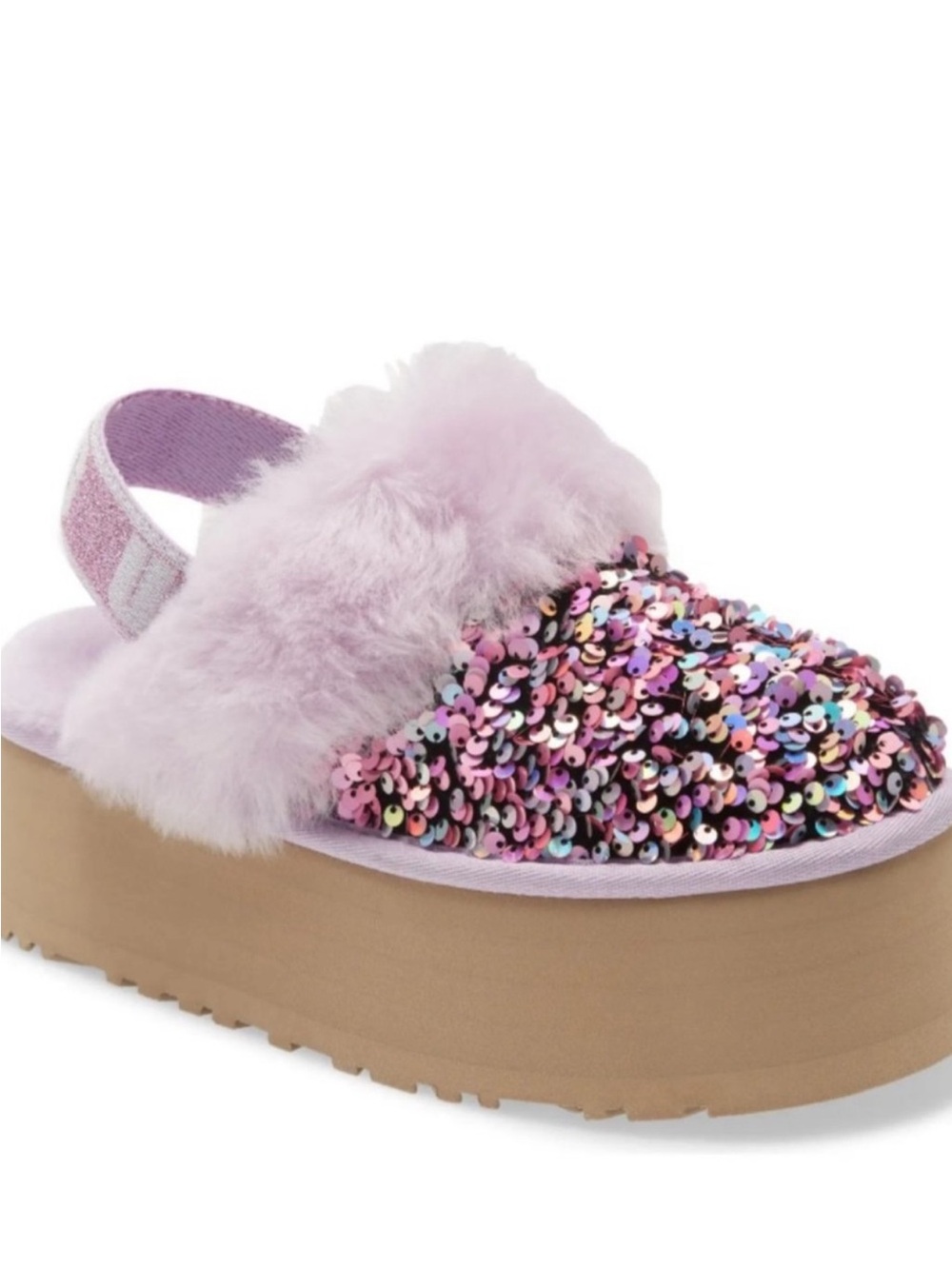 Sequin ugg funkette